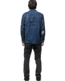KAPITAL Idg Patchwork Nora-Dot Board Shirt Idg><noscript><img width=