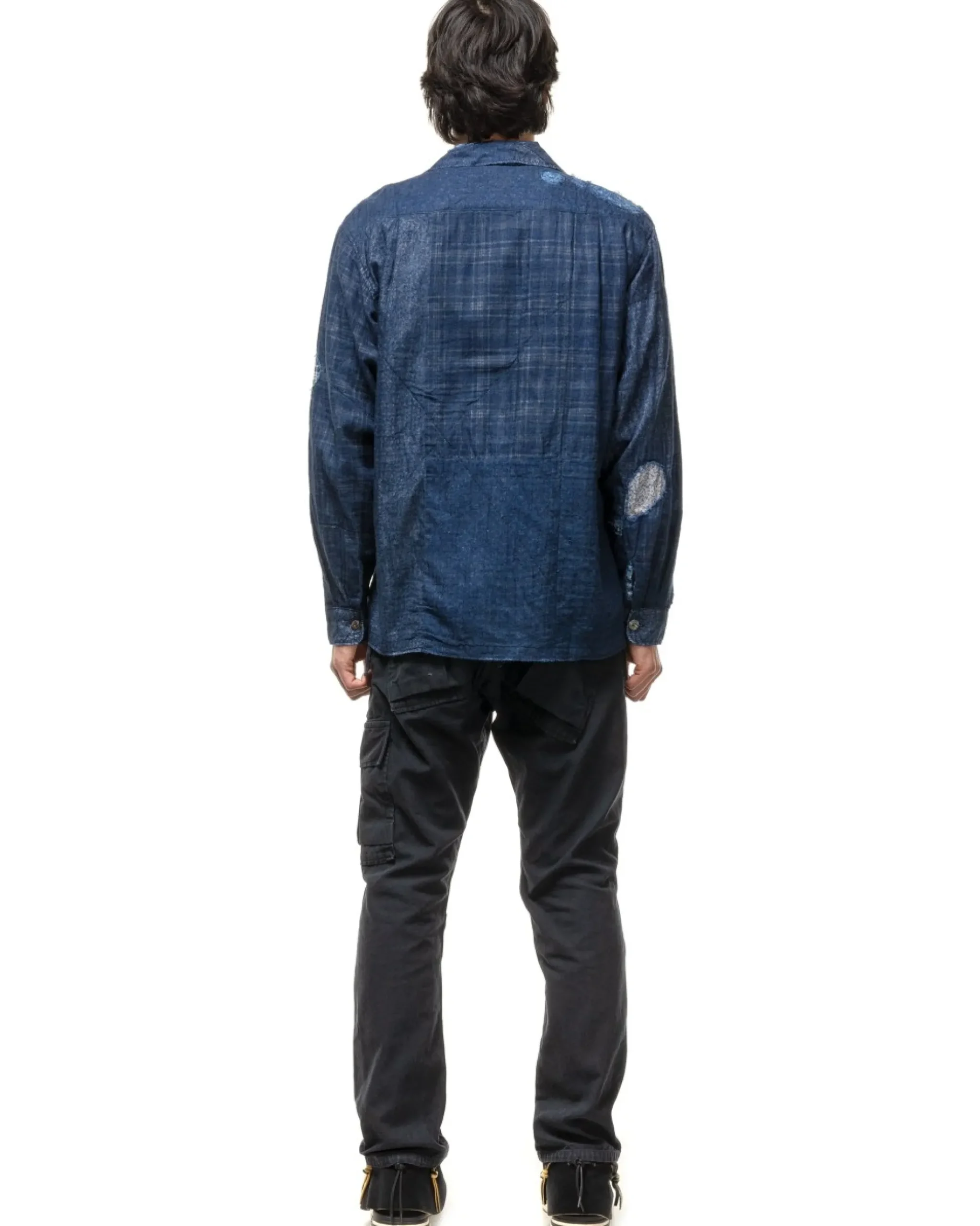 KAPITAL Idg Patchwork Nora-Dot Board Shirt Idg>Men Shirts