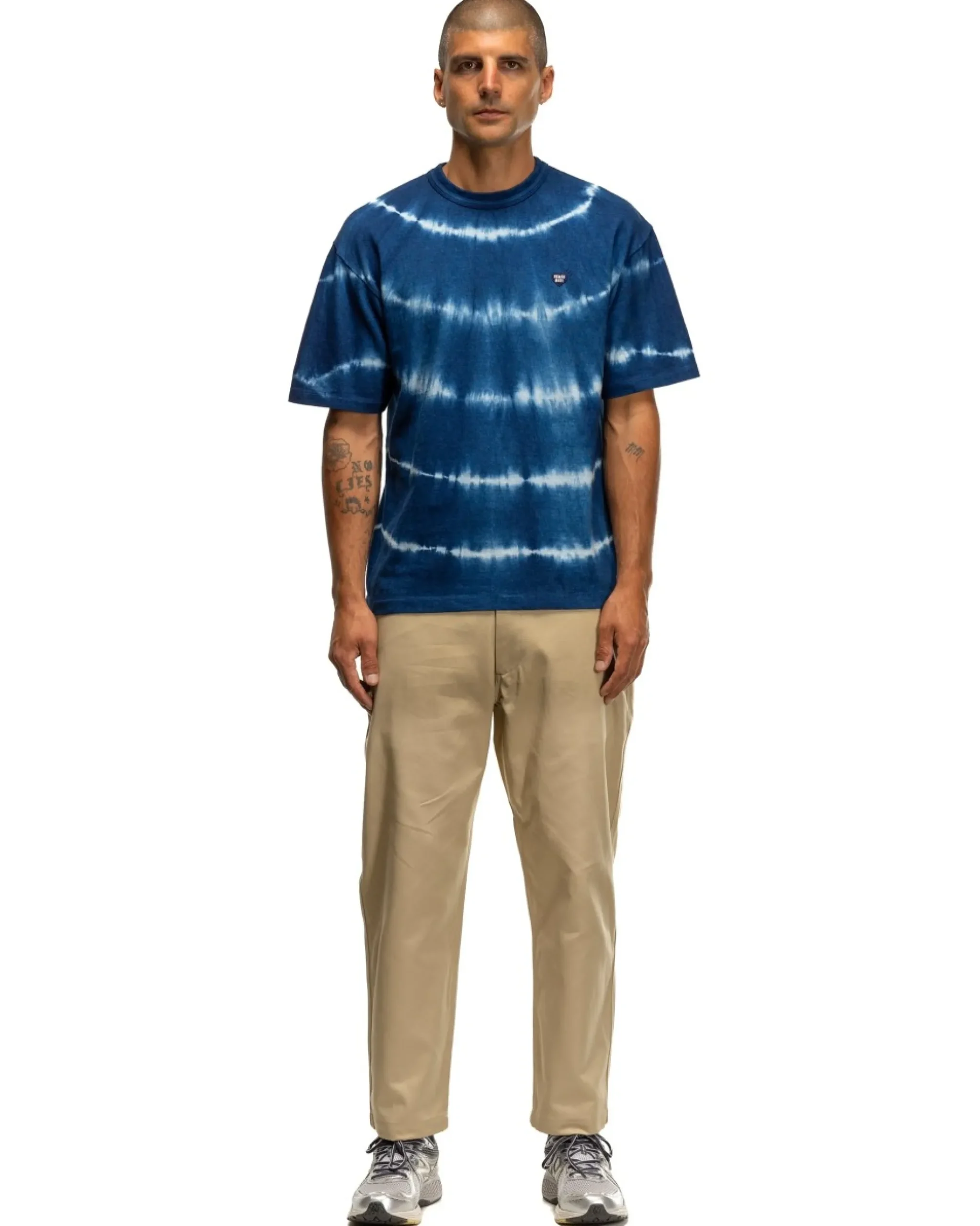 Human Made Indigo Dyed T-Shirt #2 Indigo>Men T-Shirts