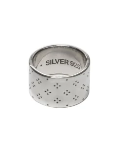 MAPLE Iron Cross Ring Silver 925>Men Accessories
