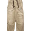 KAPITAL Katsuragi Cotton W-Knee Easy Pants Beige>Men Bottoms