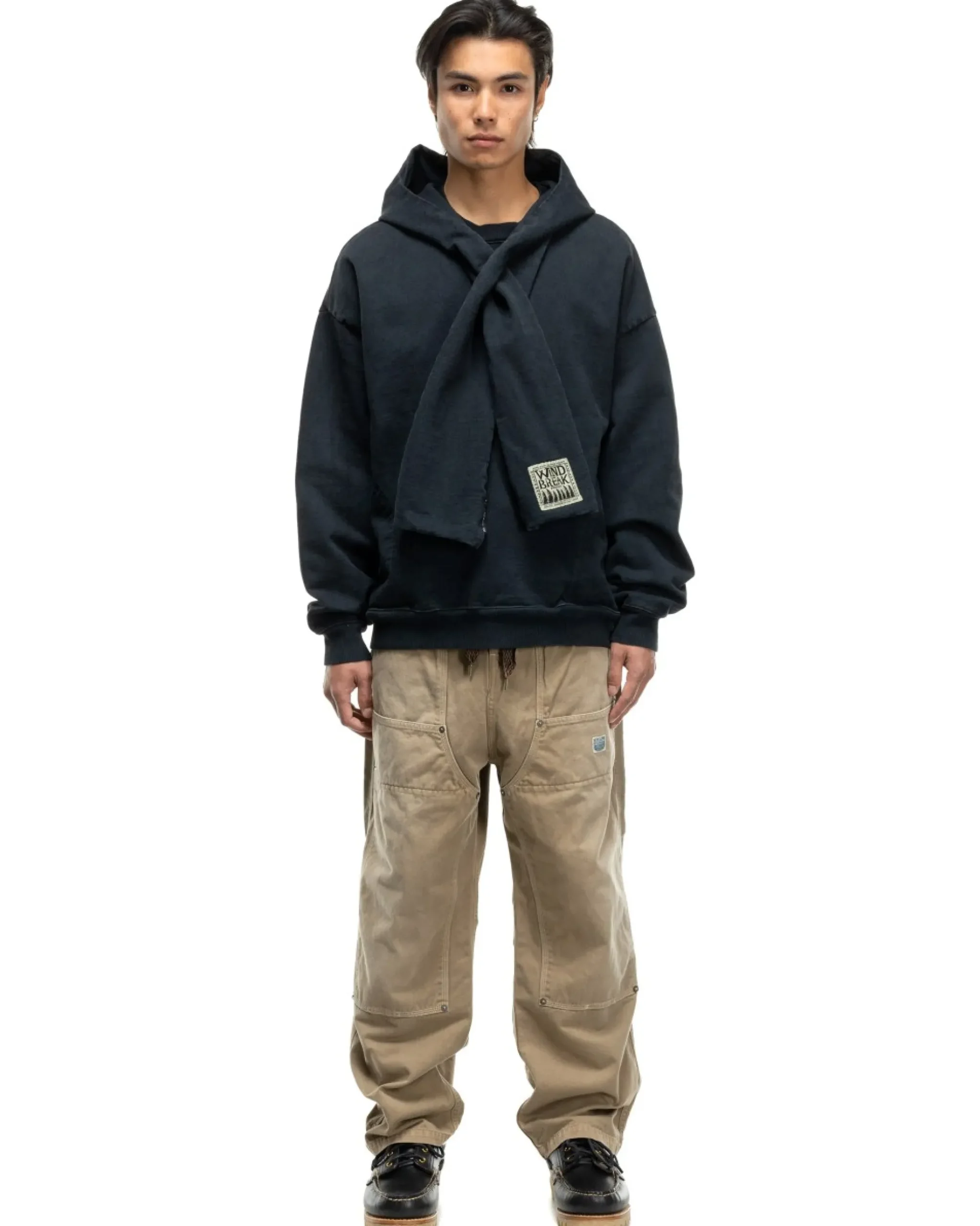 KAPITAL Katsuragi Cotton W-Knee Easy Pants Beige>Men Bottoms