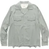 visvim Keesey Shirt L/S Grey>Men Shirts