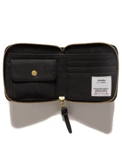 visvim Leather Bi-Fold Black>Men Accessories