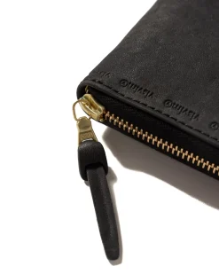 visvim Leather Bi-Fold Black><noscript><img width=