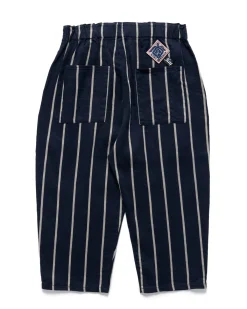 KAPITAL Linen Phillies Stripe Easy-Beach-Go Pants Navy><noscript><img width=