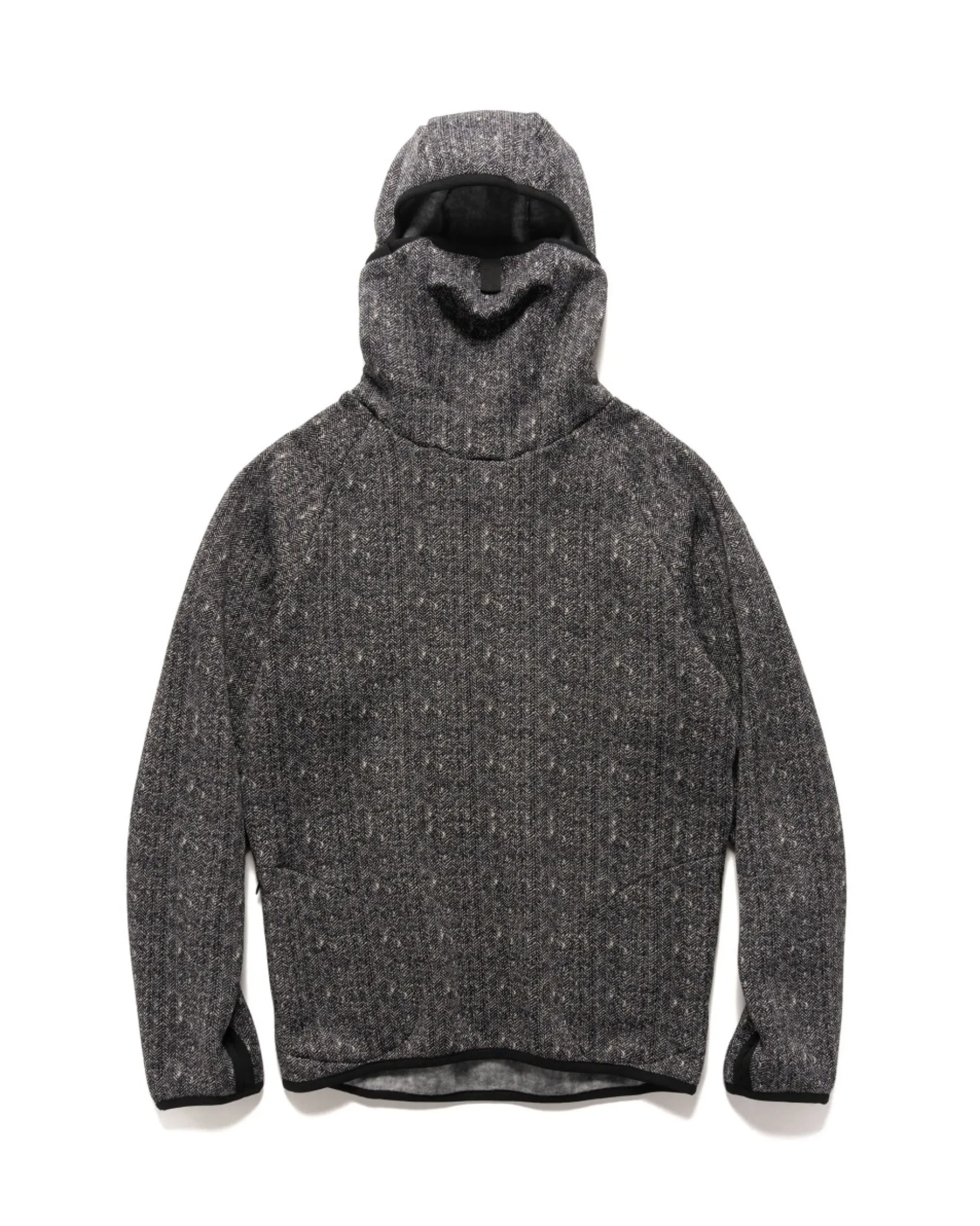 CCP Lt-Ta108 Herringbone Full Face Black>Men Sweaters