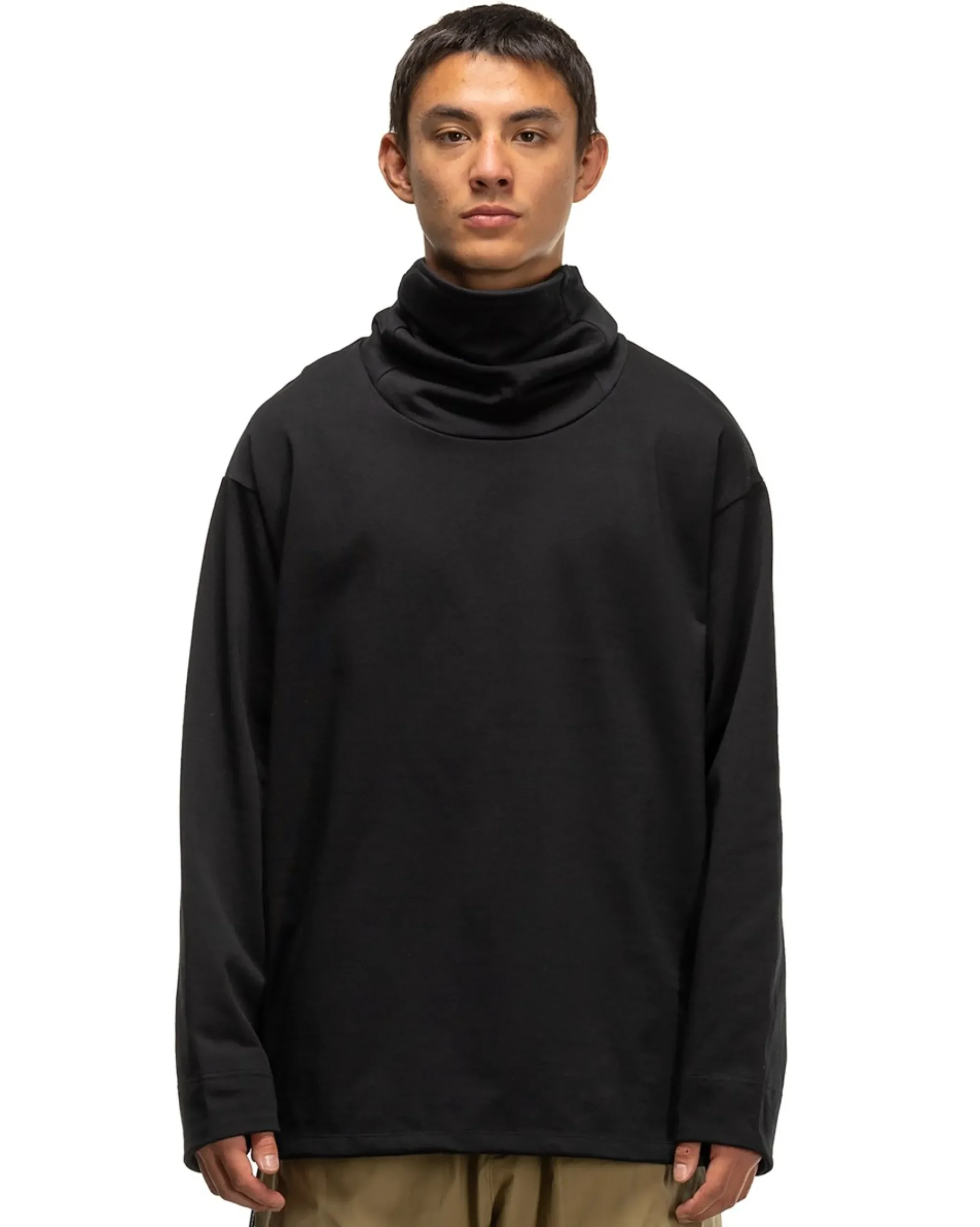 CCP Lt-Tb104 Filter Top Long Sleeve Black>Men Sweaters