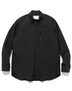 sacai Matte Taffeta L/S Shirt Black>Men Shirts