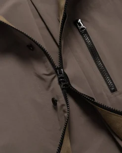 sacai Matte Taffeta L/S Shirt Taupe><noscript><img width=