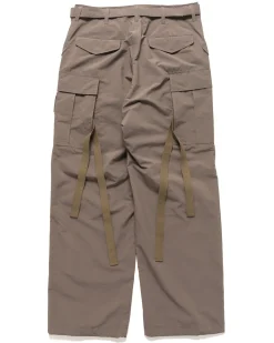 sacai Matte Taffeta Pants Taupe><noscript><img width=