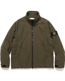 Stone Island Micro Twill With Primaloft P.U.R.E Insulation Jacket Olive>Men Outerwear