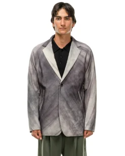 Needles Miles Jacket-Wool Gabardine/Uneven Dye Gray><noscript><img width=