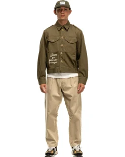 Human Made Military Denim Jacket Olive Drab>Men Outerwear