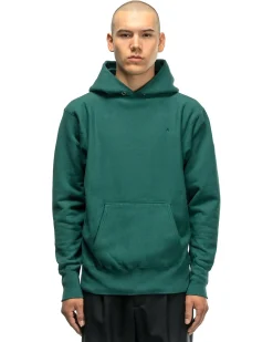 ATON Natural Dyed Urake Hoodie Blue Green><noscript><img width=