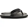 Neighborhood Nh X Island Slipper . Leather Sandal Black>Men Footwear