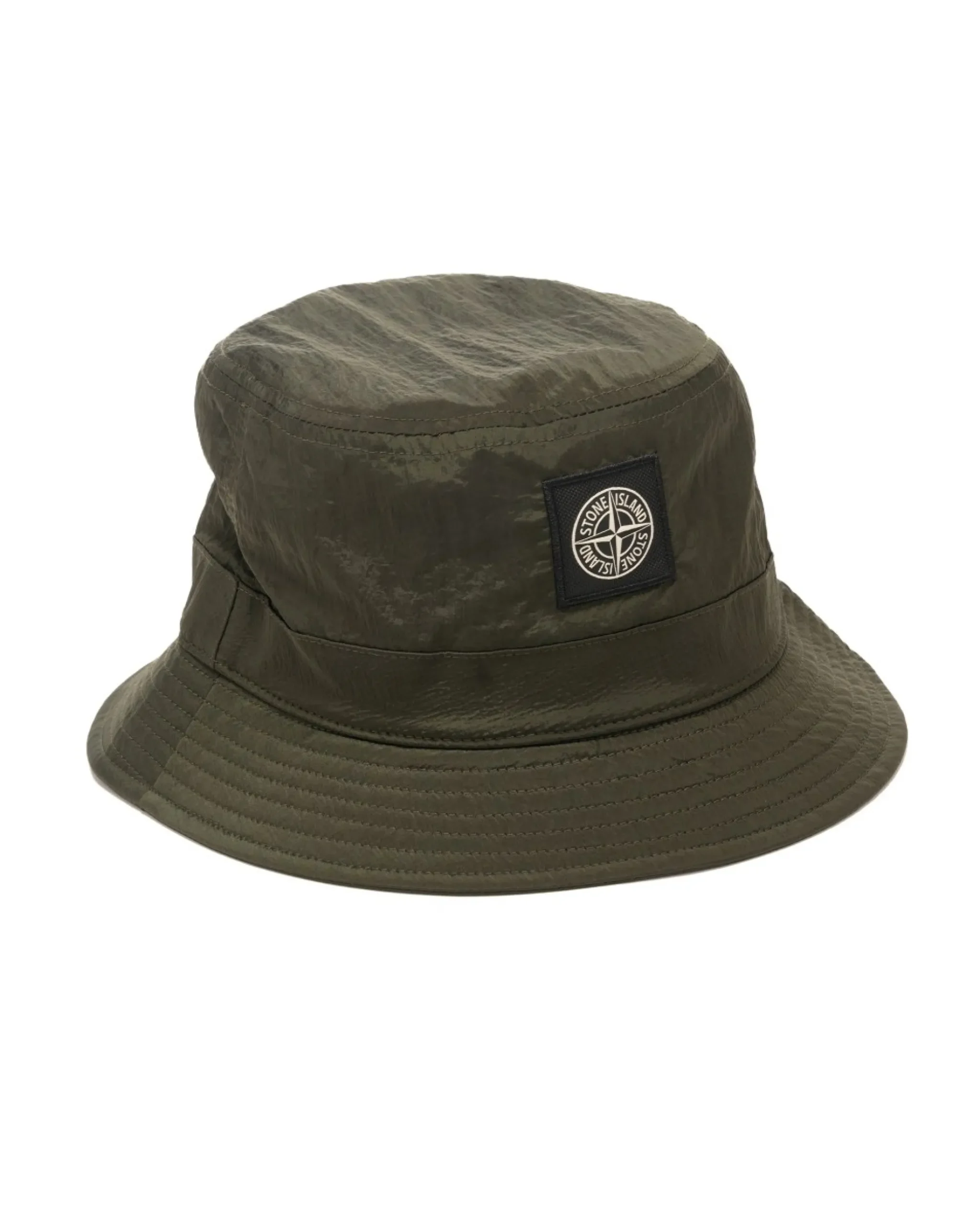 Stone Island Nylon Metal In Econyl Regenerated Nylon Hat Olive>Men Headwear