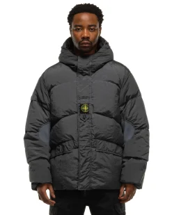 Stone Island Nylon Metal In Econyl Regenerated Nylon Down_Reversible Jacket Lead Grey><noscript><img width=