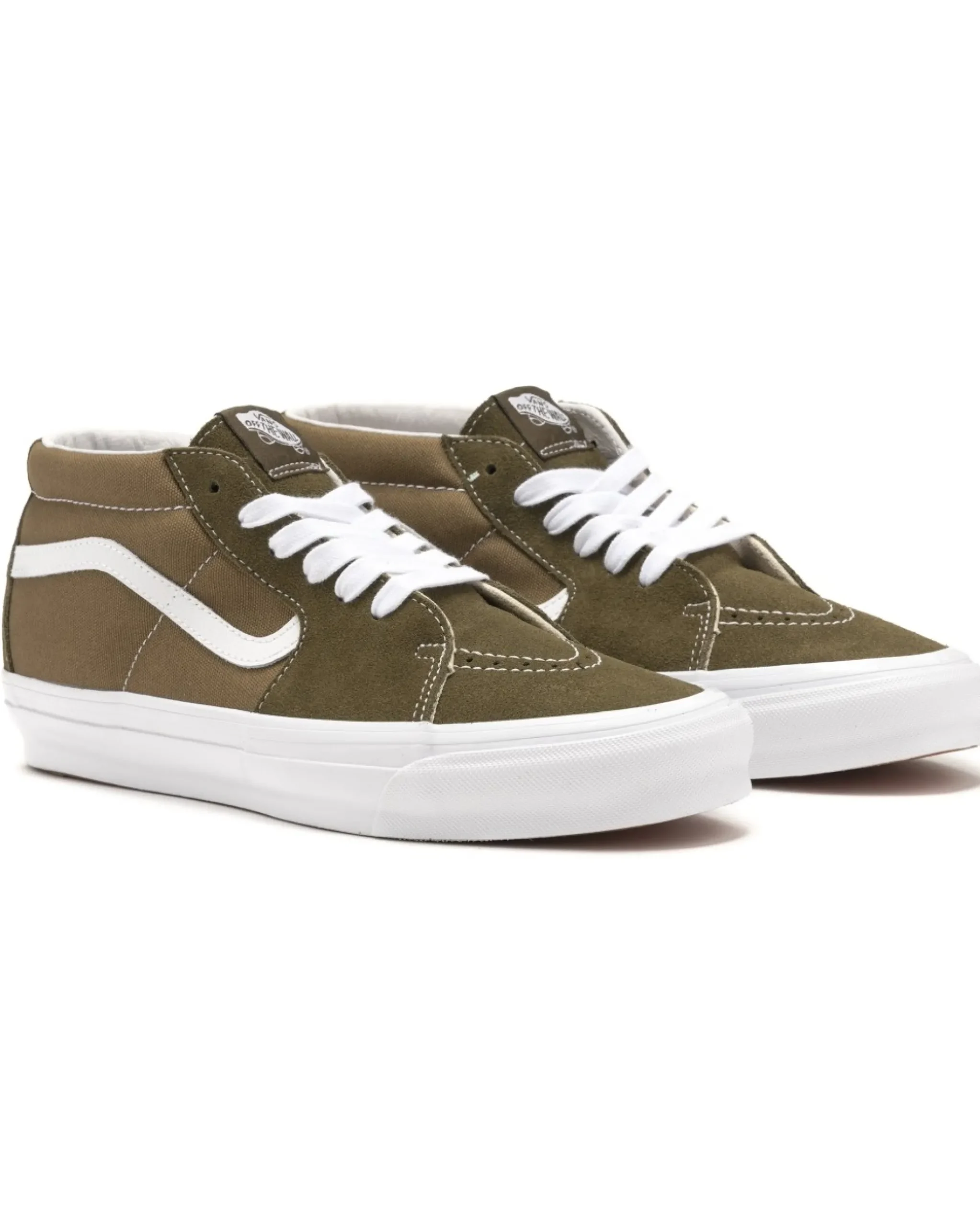 Vans Vault Og Sk8 Mid Lx Green/White>Men Footwear