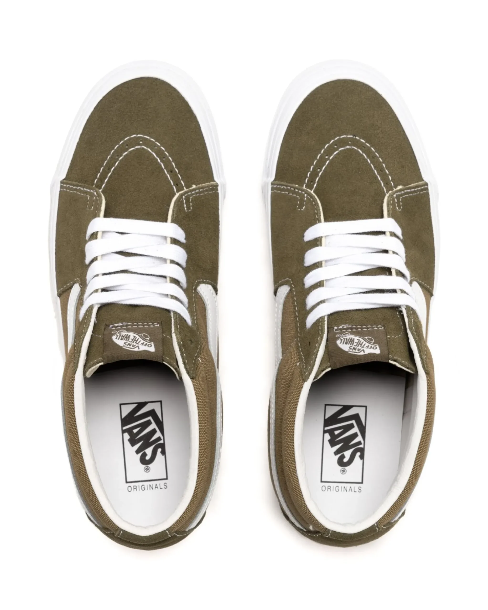 Vans Vault Og Sk8 Mid Lx Green/White>Men Footwear