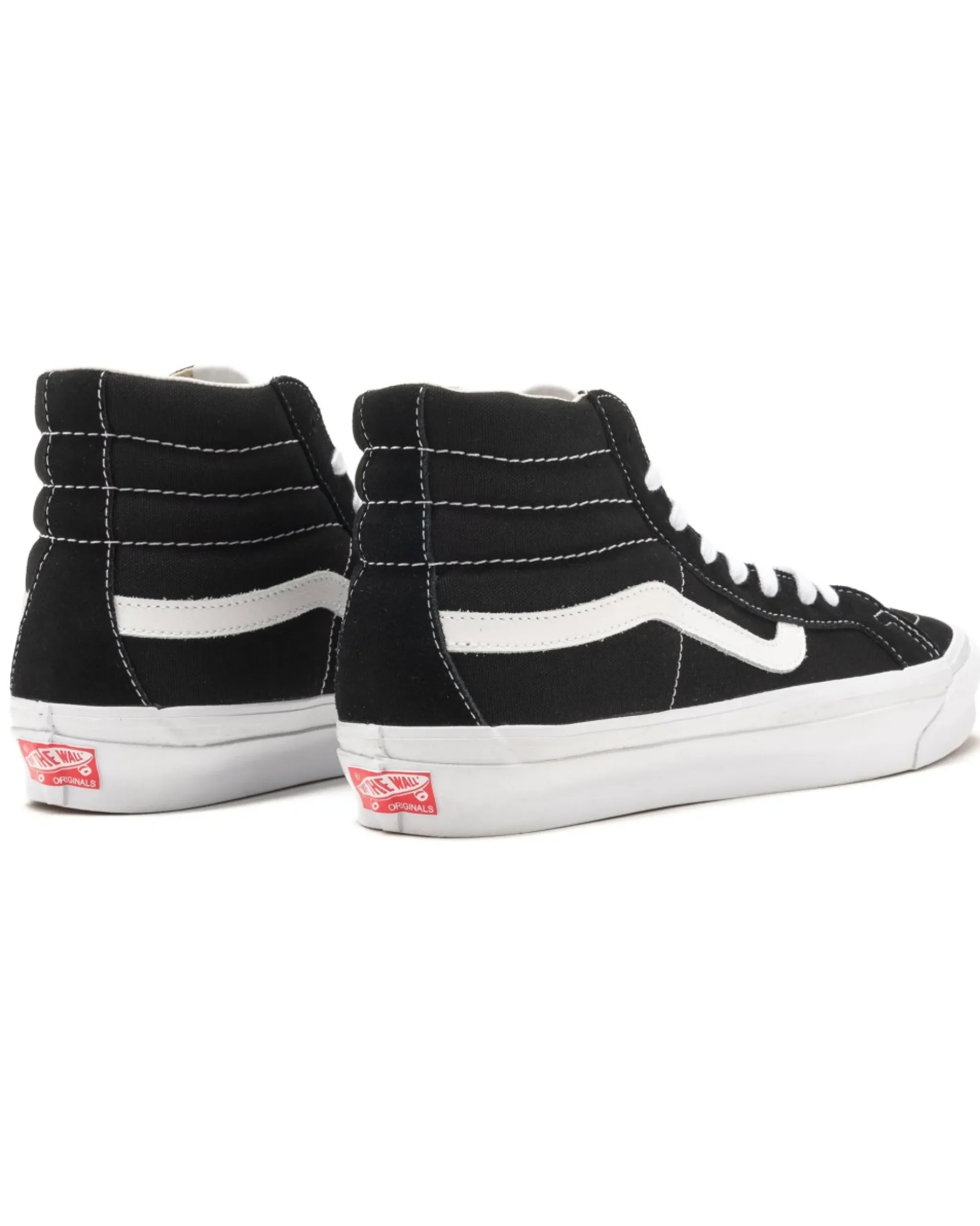 Vans Vault Og Sk8-Hi Lx(Suede/Canvas) Black/True White>Men Footwear