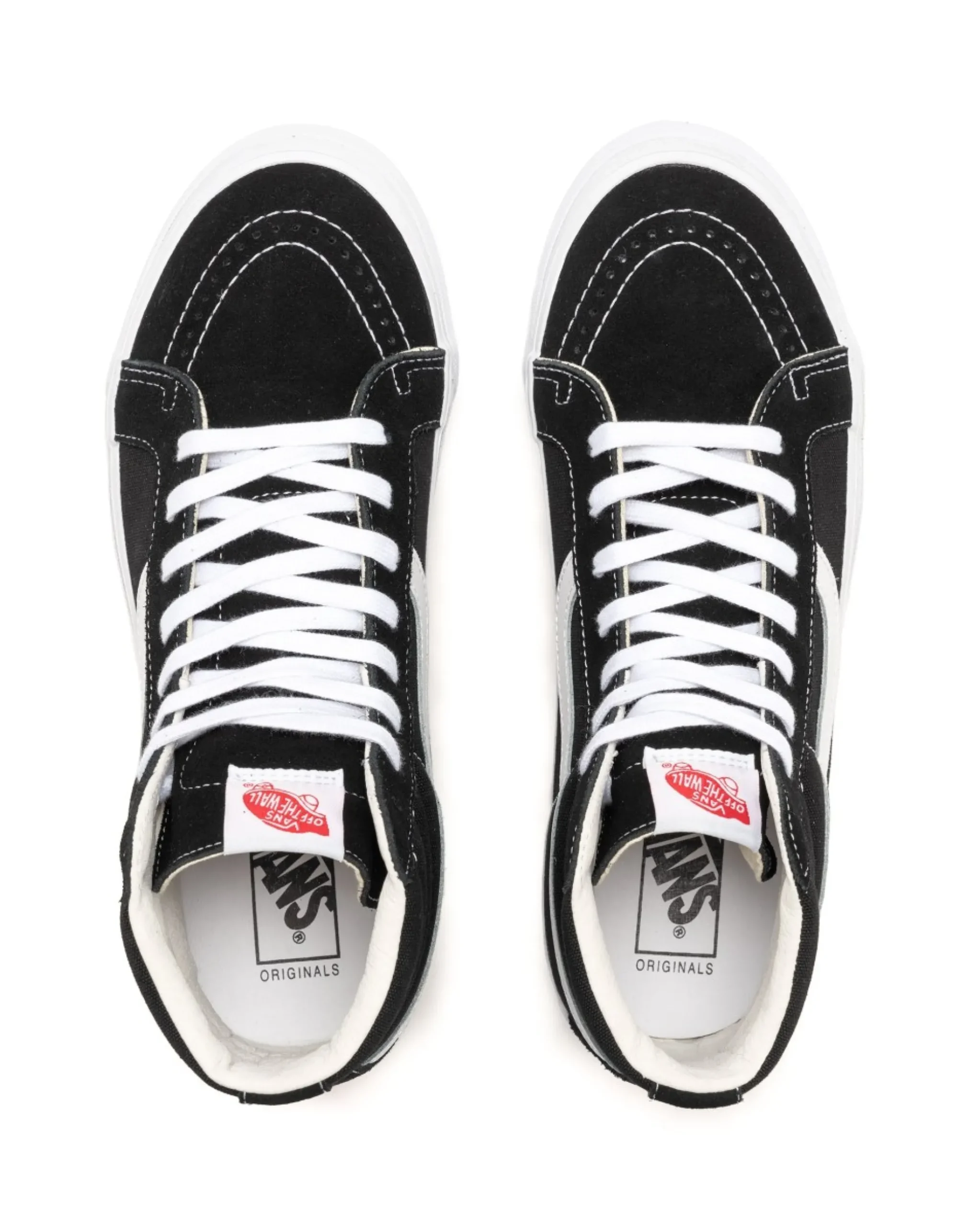 Vans Vault Og Sk8-Hi Lx(Suede/Canvas) Black/True White>Men Footwear