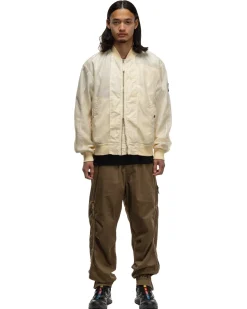 Stone Island Shadow Project Organza-Tc. Bomber Jacket Butter>Men Outerwear