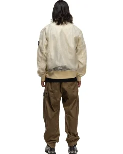 Stone Island Shadow Project Organza-Tc. Bomber Jacket Butter><noscript><img width=