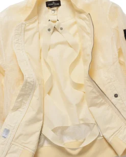 Stone Island Shadow Project Organza-Tc. Bomber Jacket Butter><noscript><img width=