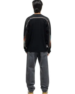 KAPITAL 14Oz Black Denim 5P Coney Okagilly Black><noscript><img width=