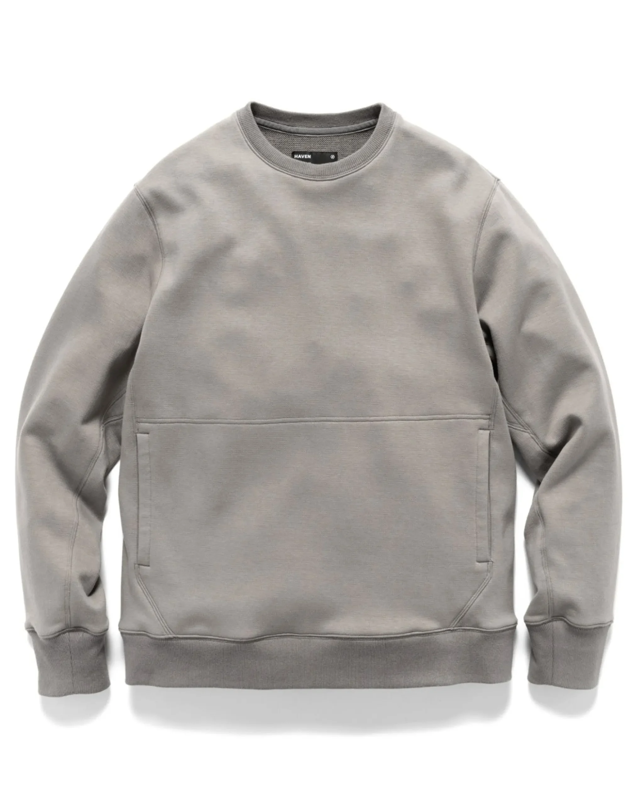 HAVEN Prime Crewneck-Suvin Cotton Terry Slate>Men Sweaters