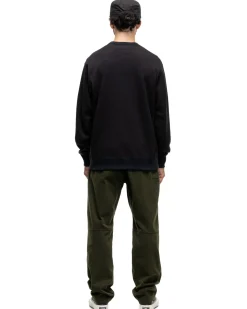 HAVEN Prime Crewneck-Suvin Cotton Terry Black><noscript><img width=
