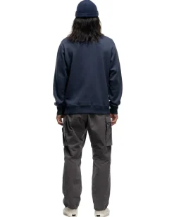 HAVEN Prime Crewneck-Suvin Cotton Terry Navy><noscript><img width=