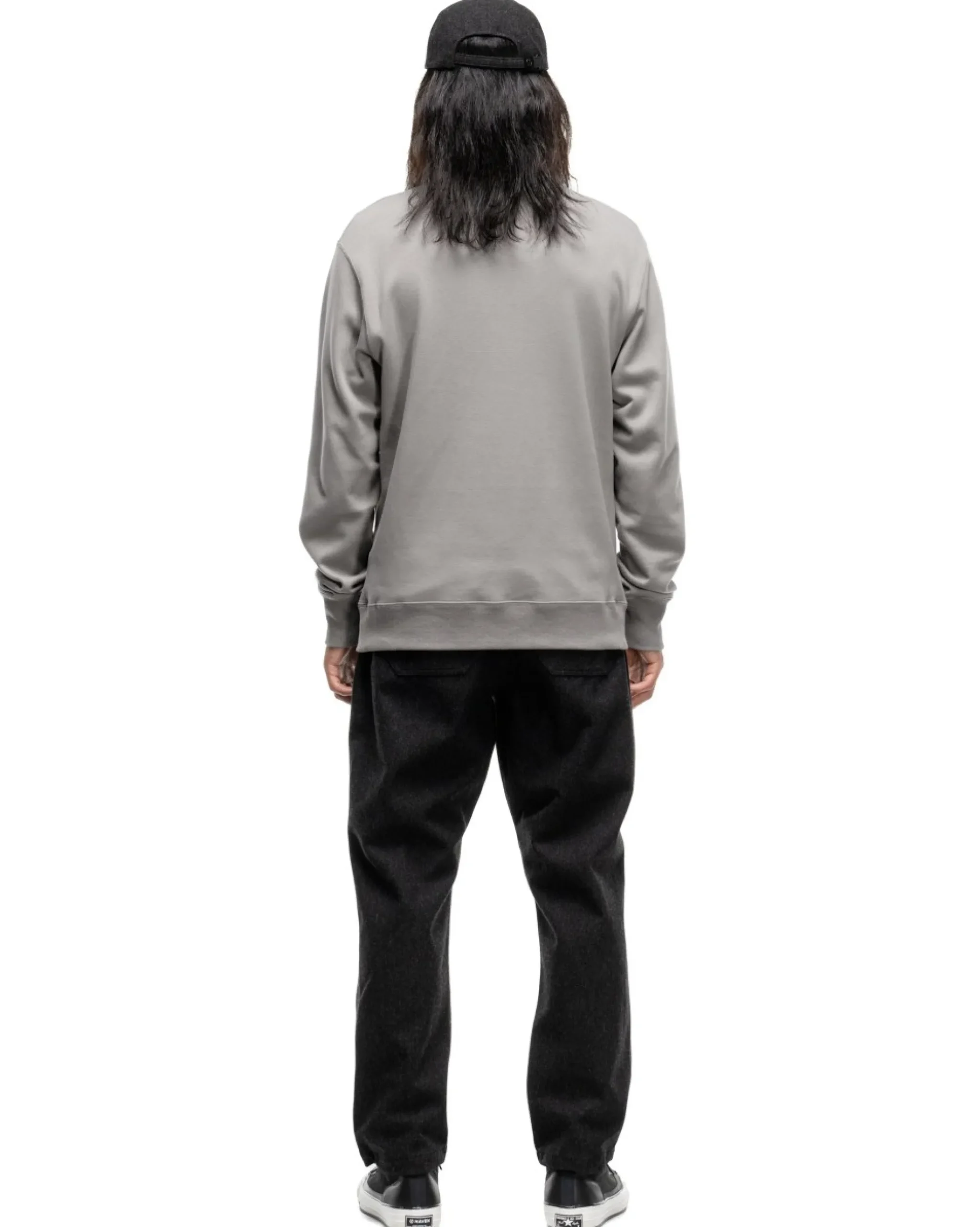 HAVEN Prime Crewneck-Suvin Cotton Terry Slate>Men Sweaters