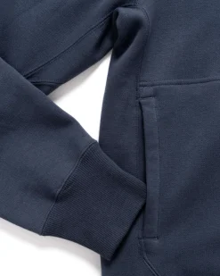 HAVEN Prime Crewneck-Suvin Cotton Terry Navy><noscript><img width=