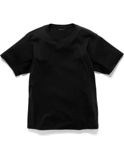 HAVEN Prime Standard Fit T-Shirt S/S-Suvin Cotton Jersey Black>Men T-Shirts