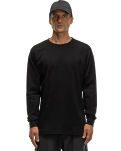 HAVEN Prime Standard Fit T-Shirt L/S-Suvin Cotton Jersey Black><noscript><img width=
