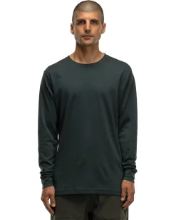 HAVEN Prime Standard Fit T-Shirt L/S-Suvin Cotton Jersey Spruce><noscript><img width=
