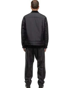 sacai Print Taffeta Pants Navy><noscript><img width=