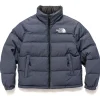 The North Face 92 Reversible Nuptse Jacket Denim Blue>Men Outerwear