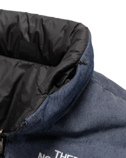 The North Face 92 Reversible Nuptse Jacket Denim Blue><noscript><img width=