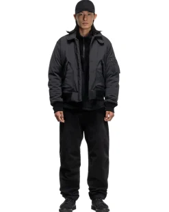 HAVEN Rig Pants-Duca Visconti Emerized Cotton Twill Black>Men Bottoms