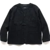 Engineered Garments Shooting Jacket Cotton Moleskin Dk.Navy>Men Outerwear
