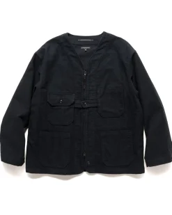 Engineered Garments Shooting Jacket Cotton Moleskin Dk.Navy>Men Outerwear