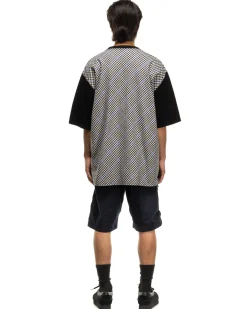 Uniform Experiment Side Color Shorts Navy><noscript><img width=