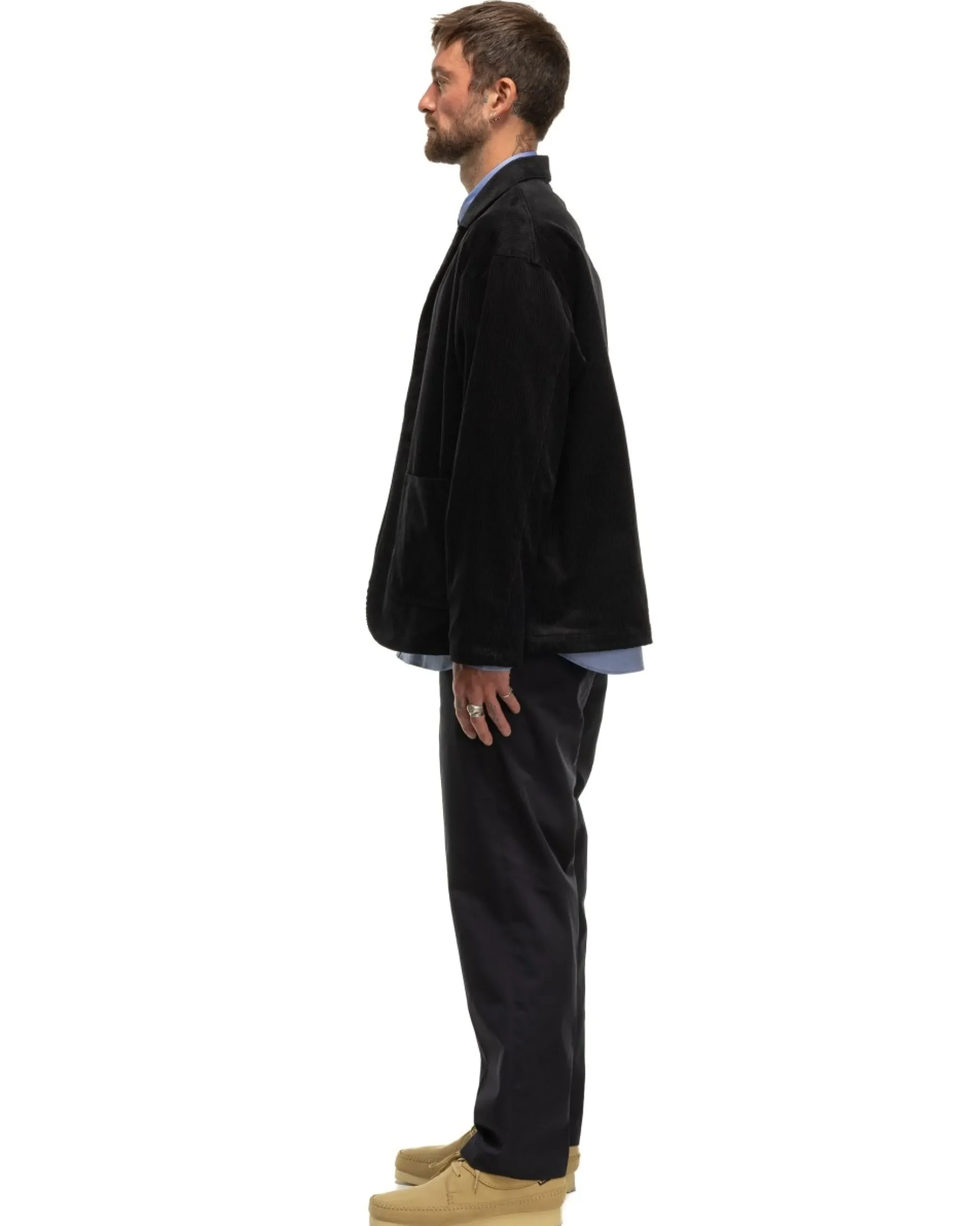 Uniform Experiment Side Pocket Tapered Pants Navy>Men Bottoms