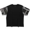 Sophnet. Sleeve Bandana S/S Wide Tee Black>Men T-Shirts