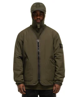 Stone Island Soft Shell-R_E.Dye® Technology In Recycled Polyester With Primaloft® P.U.R.E Insulation Jacket Olive><noscript><img width=