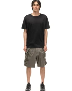 Acronym S24-Pr-A Mercerized Short Sleeve T-Shirt Black>Men T-Shirts
