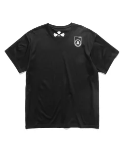 Acronym S24-Pr-B Mercerized Short Sleeve T-Shirt Black>Men T-Shirts